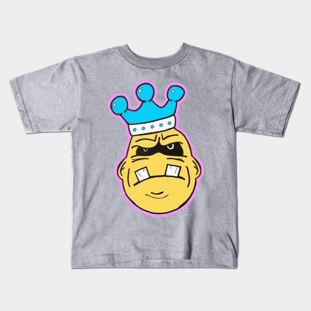 The King! Kids T-Shirt by Mathquez